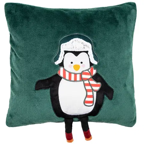 Obliečky 4Home Vianočná obliečka na vankúšik Penguin, 40 x 40 cm