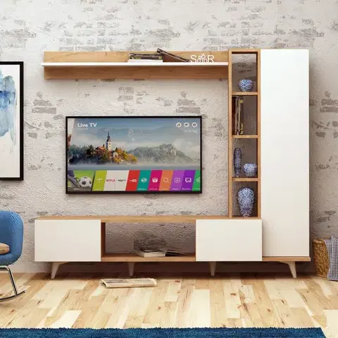 Obývacie steny TV skrinka / Obývacia stena Rambuty