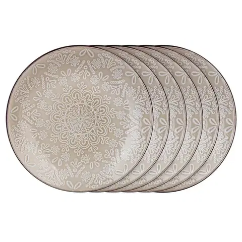 Taniere Banquet Sada dezertných tanierov Shape 21,3 cm, 6 ks