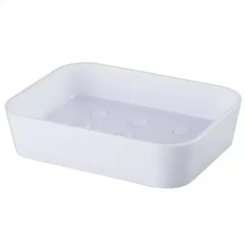 Kúpeľňové doplnky Mydlovnička Simple biela 06348
