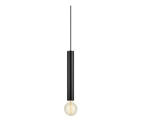 Svietidlá Markslöjd 108260 - Luster na lanku SENCILLO 1xE27/40W/230V čierna 108260