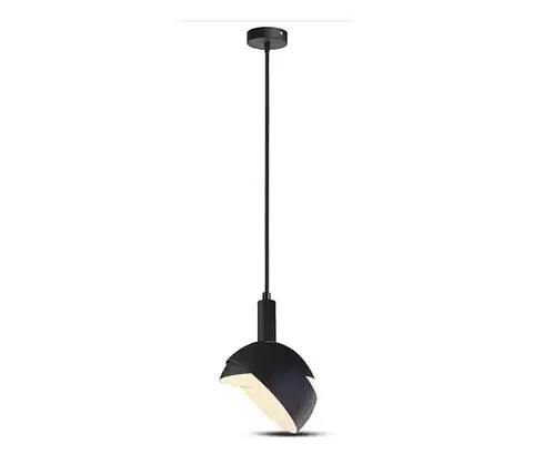 Svietidlá  Luster na lanku 1xE14/60W/230V čierna 3921