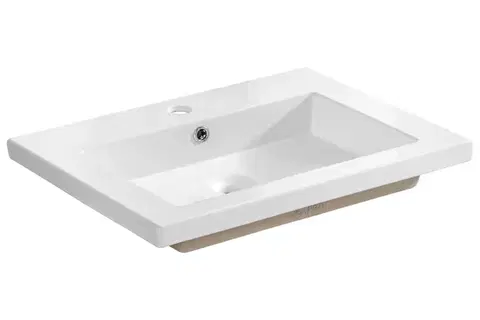 Umývadlá ArtCom Keramické umývadlo SPIRIT UM-8070-60 | biely lesk 60 cm