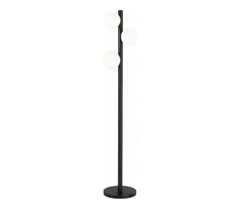 Lampy Zuma Line F0574-03N-P7AA - Stojacia lampa FORES 3xG9/33W/230V čierna F0574-03N-P7AA