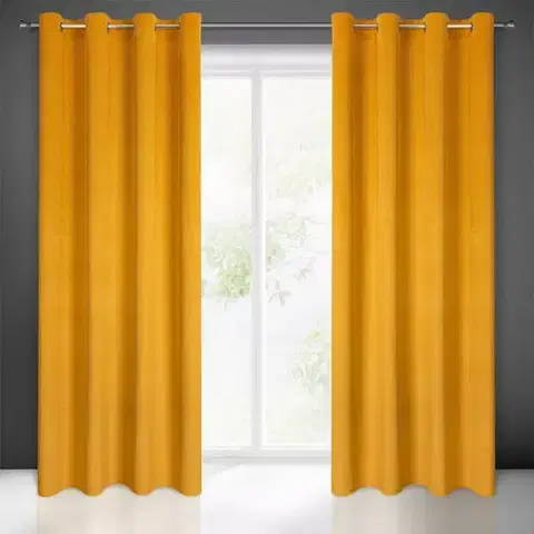 Závesy do spálne Záves ELIZAT 140X250 na priechodkách 386899