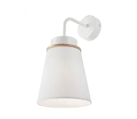 Svietidlá  Nástenné svietidlo AGUSTINO 1xE27/60W/230V biela KM-1.110/A