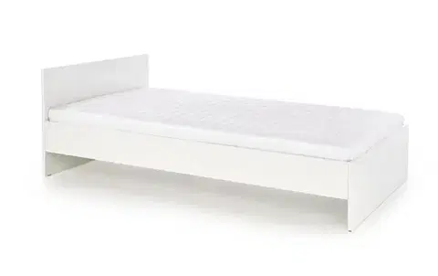Postele Posteľ LIMA biela Halmar