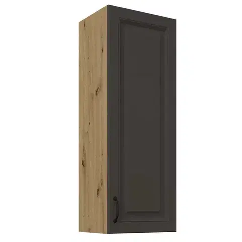 Kuchynské skrinky visiace Skrinka do kuchyne Stilo grafit matná/artisan 40G-108 1F