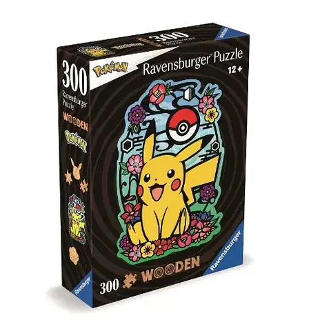 Limitovaná edícia Ravensburger Drevené puzzle Pikachu 300 Ravensburger