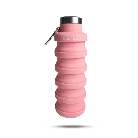 Športové fľaše BeastPink Foldable Bottle Pink 500 ml