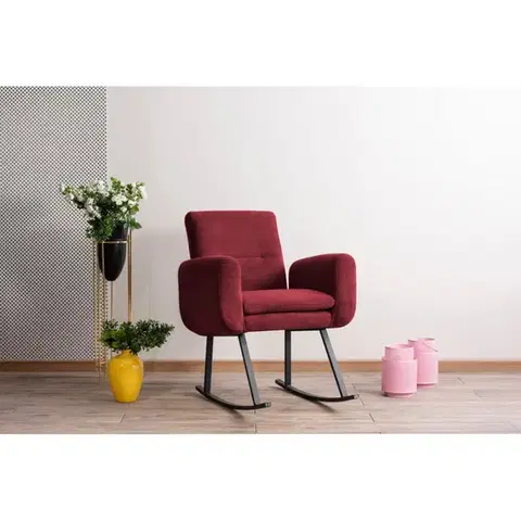 Kreslá Hojdacie kreslo Kono - Maroon