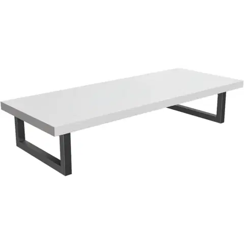 Kúpeľňový nábytok CERANO - Doska pod umývadlo Navira Pro + podperná konzola - biela matná - 70x46x3,6 CER-6061184