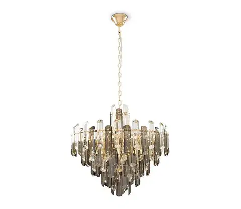 Svietidlá Maytoni DIA200PL-08G - Luster na reťazi FLARE 8xE14/40W/230V DIA200PL-08G