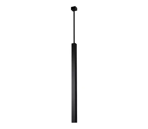 Svietidlá -  5701 - Luster na tyči DOHA 1xGU10/15W/230V čierna 5701