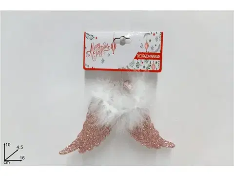 Vianočné dekorácie MAKRO - Krídla visiace vianočné