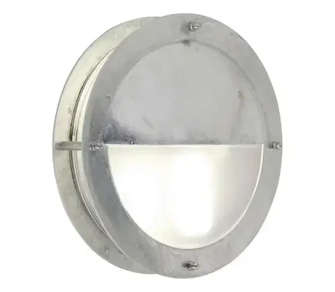 Svietidlá Nordlux - Vonkajšie nástenné svietidlo MALTA 1xE27/60W/230V IP54 strieborná 21841031