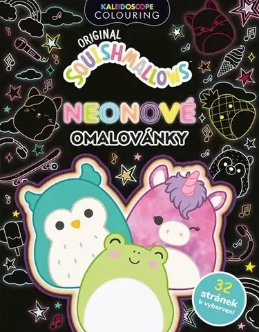 Pre deti a mládež - ostatné Squishmallows - Neonové omalovánky - Kolektív autorov
