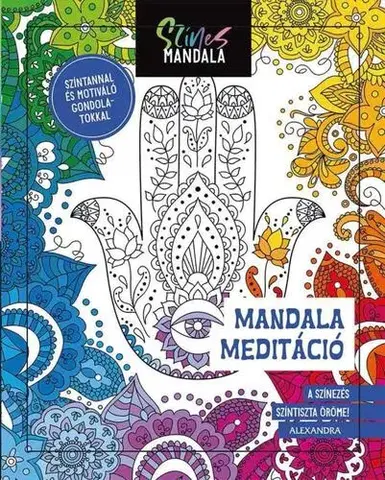 Maľovanky pre dospelých Színes Mandala - Meditáció