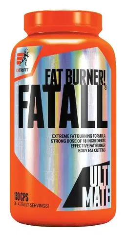 Komplexné spaľovače Fatall Fat Burner - Extrifit 130 kaps.