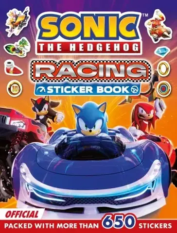 Nalepovačky, vystrihovačky, skladačky Sonic the Hedgehog Racing Sticker Book - Sonic The Hedgehog