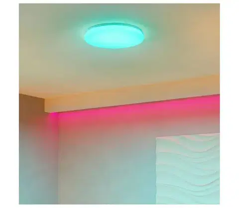 Svietidlá Eglo 902197-LED RGBW Stmievateľné stropné svietidlo FRANIA-Z LED/20W/230V priemer 43 cm 902197