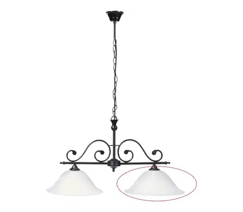 Lampy Rabalux 7777 - Náhradné sklo k lustru DOROTHEA E27 9423