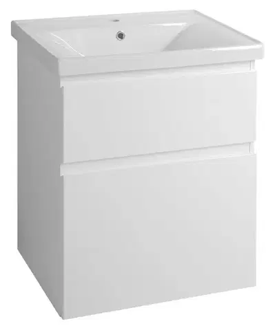 Kúpeľňový nábytok AQUALINE - ALTAIR umývadlová skrinka 61,5x72,5x45cm, biela AI265
