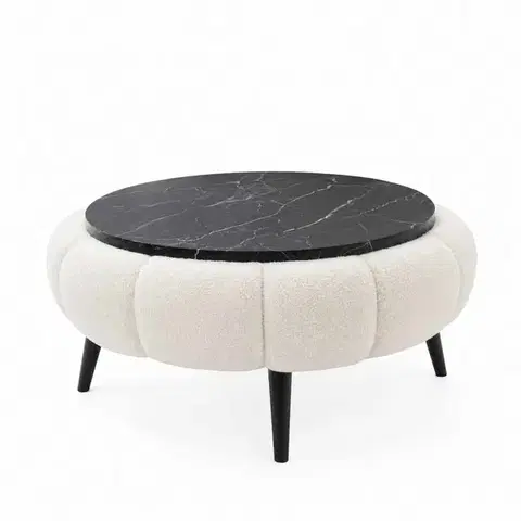 Konferenčné stolíky Konferenčný stolík PAPATYA 60 MARBLE