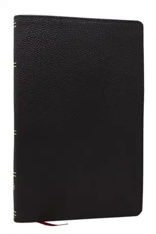 Náboženstvo NKJV, Personal Size New Testament, Black Genuine Leather, Red Letter, Comfort Print - Thomas Nelson