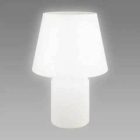 Lampy do obývačky Stolná lampa AMOR E14 biela 04101 LB1