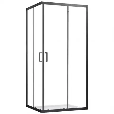 Sprchové kúty 90x90 Sprchový kút štvorcový Mika 90x90x190 black