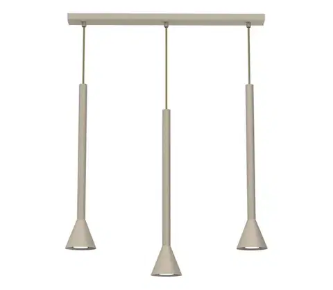 Svietidlá  Luster na lanku MAZZO 3xGU10/8W/230V béžový 4476