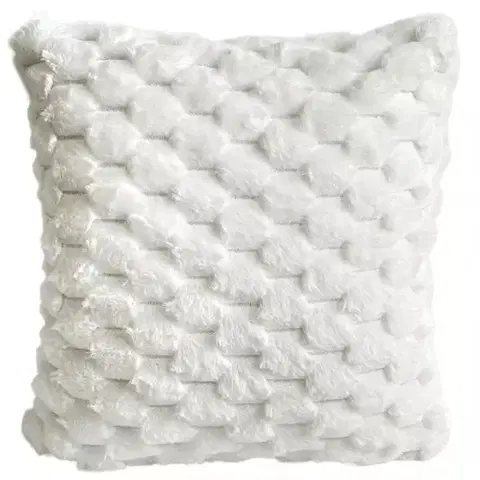 Dekoračné obliečky Dekoračná obliečka na vankúš KX230/177 40x40 cm biela