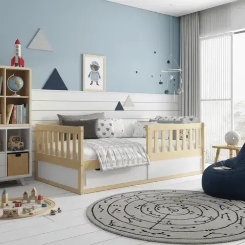 Postele BMS Detská posteľ SMART | 80 x 160 cm Farba: Borovica