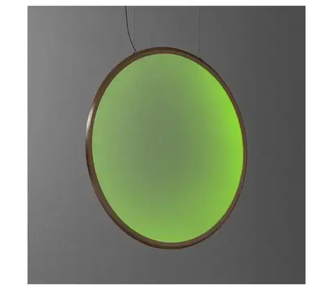 Svietidlá Artemide 1994360APP-LED RGBW Stm. luster na lanku DISCOVERY LED/79W/230V bronzová 1994360APP