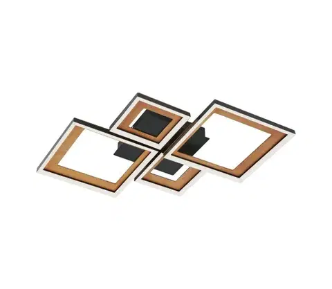 Svietidlá Brilo - LED Stmievateľný prisadený luster FRAME LED/38W/230V 3727-015