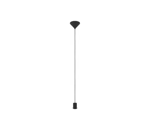 Predlžovacie káble Eglo 300167 - Napájací kábel CURITIBA 1xE27/40W/230V čierna 300167