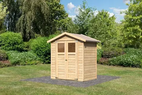 Zahradné domčeky Drevený záhradný domček 180 x 123 cm Dekorhome