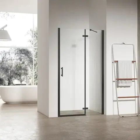 Sprchovacie dvere; priečky Sprchové dvere Jazz 90x190 black