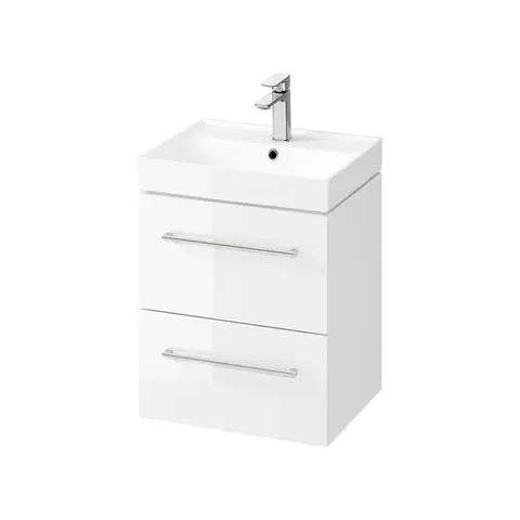 Kúpeľňový nábytok CERSANIT - Umývadlová skrienka LARGA 50x39 biela S932-067