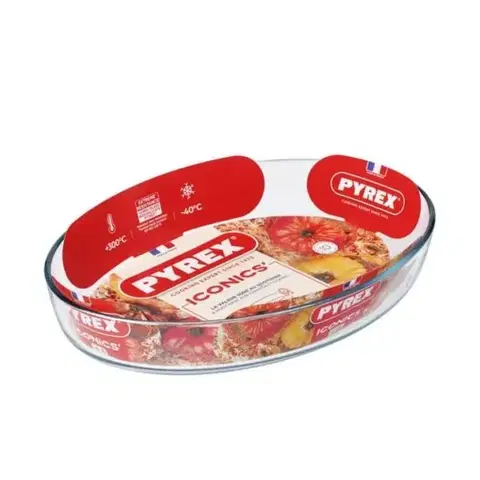 Pekáče a zapekacie misy PYREX Pekáč oválny, 40x27x7cm, 4,2L, sklo číre PYREX KLC