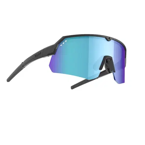 Slnečné okuliare Tripoint Trerikesröset Matt Black Smoke /w Blue Multi Cat.3