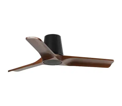 Ventilátory FARO Barcelona FARO 33837 - Stropný látor HEYWOOD TUB borovica/čierny pr. 90 cm + DO 33837