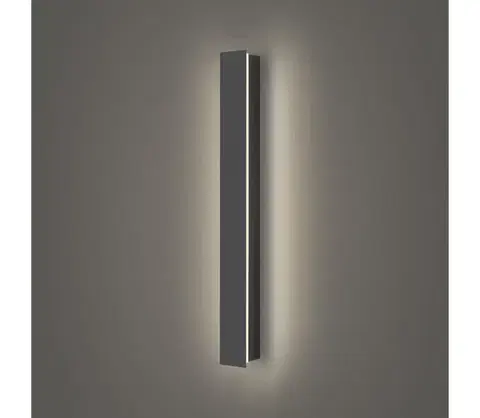 LED osvetlenie BRILAGI - LED vonkajšie nástenné svietidlo LINEAR LED/12W/230V 4000K IP65 antracit BRI282