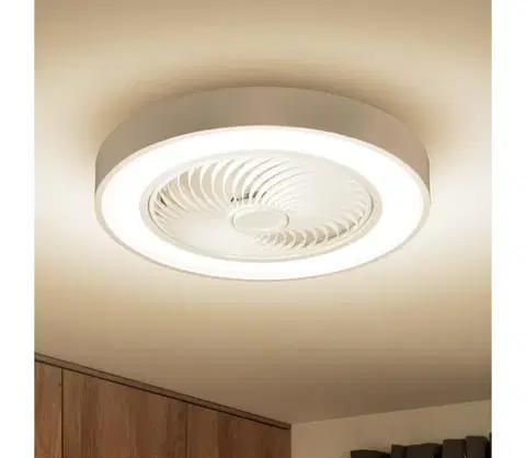 Ventilátory BRILAGI-LED Stmievateľné svietidlo s látorom LED/30W/230V 3000-6500K biela + diaľkový ovládač WF-OSD-043-WHT