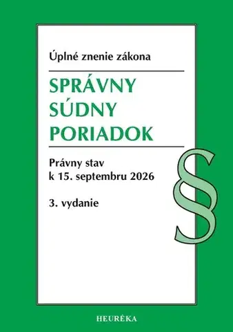 Občianske právo Správny súdny poriadok. 3. vyd, 8/2026