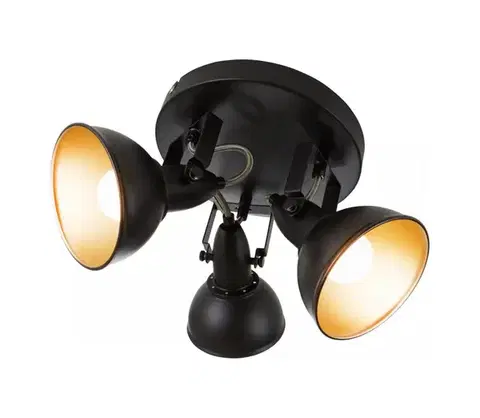 Svietidlá  Bodové svietidlo 3xE14/40W/230V čierne 9A21914