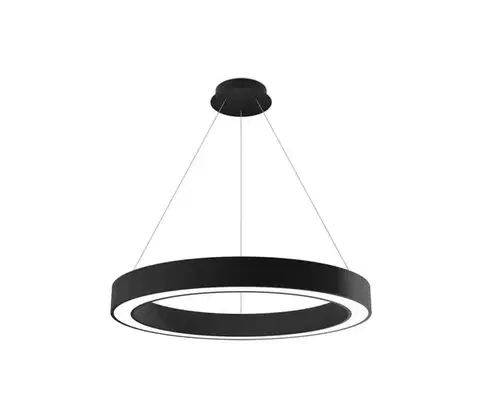 Svietidlá LED2 - LED Stmievateľný luster na lanku SATURN LED/60W/230V 3000K/4000K čierna LED2 3273953DT