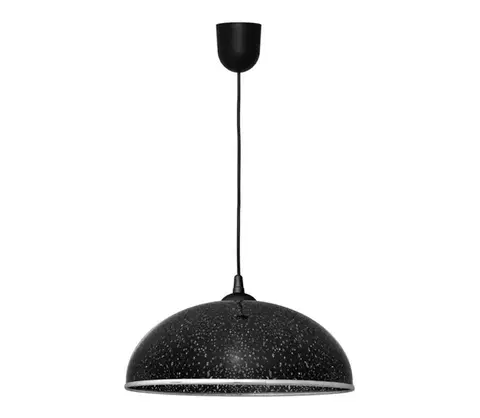 Svietidlá  Luster na lanku CIRCLE 1xE27/15W/230V čierna WLA-05 CLEARANCE BLACK CH