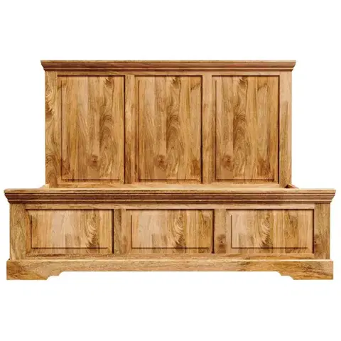 Postele Posteľ Guru 160x200 indický masív mango